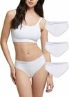 POMPEA 3 Pezzi Slip Donna in Cotone Elasticizzato Seamless, Mutande con Cinturino Elastico Logato – B0FL13CZ86
