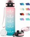 Borraccia 500ml, Borraccia Bambini con Filtro, Bottiglia Acqua Motivazionale con Scala Temporale, Facile da Trasportare, Bottiglia Scuola per Ufficio, Bambini, Campeggio, Viaggio, Corsa, Ciclismo – B0FQNZ9CTX