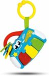 Clementoni Baby Sonaglino Elettronico Baby Piano, Sonaglio Neonato 3+ Mesi, Gioco Prima Infanzia con Anelli, Luce e 3 Tasti Musicali, Stimola Lo Sviluppo Multisensoriale, Insegna Musica e ABC, 17221 – B079H774GR