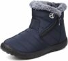 LAZAZAFI Stivali Ragazze Ragazzi Invernali Stivali da Neve Impermeabili Caldo Peluche Bambini Stivaletti All’aperto Antiscivolo Scarpe Trekking – B0DF2NXXD1