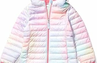 Amazon Essentials Bambina Piumino Leggero con Cappuccio Impermeabile e Ripiegabile – B07Q3958Y3