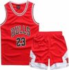 ISOVNUS Completo da Basket Bambino 2 Pezzi – Maglietta e Pantaloncini per Bambini 3-15 Anni – B08ZHLP2M7