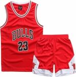ISOVNUS Completo da Basket Bambino 2 Pezzi – Maglietta e Pantaloncini per Bambini 3-15 Anni – B08ZHLP2M7
