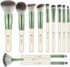 HEYMKGO Set Pennelli Make Up 12 Pezzi Diversity Pennelli Trucco Premium Setole Sintetiche Fondotinta In Polvere Correttori Fard Blending Rossetto Ombretto Sopracciglia Illuminante Pennello Trucco – B0FHPCC9MZ