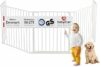 BabyDan Flex XL, 90-278 cm, cancelletto per focolare/cancello per scale/divisorio per stanze/circuito antincendio, bianco, Made in Denmark – Cancelletto per bambini/cancello di sicurezza (cancelletto per animali domestici/cancello per cani/ box per cani) – B00GK6SENI