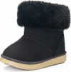 Gaatpot Stivali per Bambine e Ragazze Stivaletti da Neve Ragazzi Fodera Scarpe con Invernali Bambini Stivale con Imbottitura Calda 20-29EU – B0DFCFBZVF