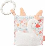 Fehn libro di stoffa Il lago dei cigni – Libro tattile con motivi animali – giocattolo da appendere al passeggino e al seggiolino auto – per neonati e bambini piccoli a partire da 0+ mesi – B07D4HW822