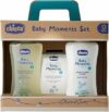 Chicco Baby Moments Set con Bagno Corpo da 200 ml, Crema Corpo 200 ml, Acqua di Colonia 100 ml, Idea Regalo, 0 Mesi + – B09VKCFKS5