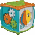 Clementoni Baby Peekabo Activity Cube, Gioco Prima Infanzia per Bambini 10-36 Mesi, Made in Italy, Linea Play for Future, Stimola Motricità Fine e Favorisce la Relazione Causa-Effetto, 17672 – B09RSWQ6KX