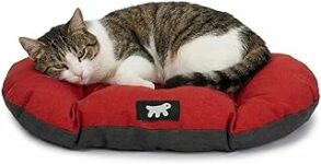 Ferplast Cuccia Cane Relax, Cuscino per cani di taglia piccola, Cuccia Gatto, Tappetino per cucce e auto -Lavabile – in Cotone con Soffice Imbottitura, 55 x 36 cm. Rosso – B0D66VDV4T