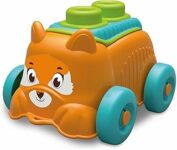 Clementoni Soft Clemmy – Touch And Play Sensory Puppy, Bambini 6-36 Mesi, Cesto Raccoglitore a Forma di Volpe con 4 Mattoncini, Gioco Prima Infanzia, Sviluppa Manualità e Tatto, Made in Italy, 17487 – B0CTN2MGFL