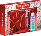 DEBORAH Milano – Set Regalo Donna Pochette Rossa, Include Mascara Like a PRO, Matita Occhi 24 Ore 251 Black e Struccante Occhi Bifasico Dermolab 50ml, N.03 – B0C7R85GHQ