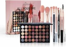 RoseFlower Trousse di Trucchi Set, Set Trucco Professionale Completo, Viaggio Cosmetics Tavolozza Kit per Trucco, Fard e Palette di Ombretti Palette, Set Trucco Iniziale per Donna & Bambina #6 – B0BZ8DBJJP