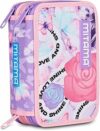 Mitama Astuccio Scuola 3 Scomparti, LOVE&SHINE, Rosa, Completo di matite, penne e pennarelli, Accessori Zaino, Accessori scuola, Per bambine, Scuola elementare, Tempo libero – B0F13FXR8T