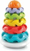 Clementoni Baby Stacking Rings, Anelli Impilabili, Torre di 5 Anellini, Bambini 6-36 Mesi, Gioco Prima Infanzia Made in Italy, Linea Play For Future, Stimola Manualità e Percezione Visiva, 17103 – B01EI7JX08