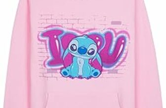 Disney Felpe con Cappuccio per Bambina, Morbida Felpa – Regalo Ragazza – B0C9J6H71H