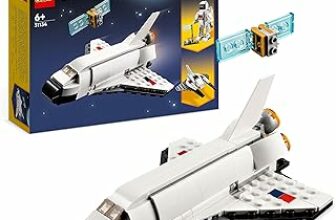 LEGO 31134 Creator Space Shuttle, Set 3 in1 con Astronauta e Astronave Giocattolo, Giochi per Bambini e Bambine dai 6 Anni in su, Idea Regalo Creativa – B0BBRYHTPS
