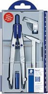Staedtler Noris Club 550 01 – Set compasso con vite centrale Con prolunga/adattatore universale/scatola portacavi Aluminium – B000WH0XBC
