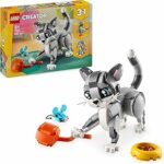 LEGO Creator 3 in 1 Gatto Giocoso Giocattolo – Animale che si Trasforma in Piccione o in Cane Domestico – Regalo di Compleanno Creativo per Bambine e Bambini da 8 Anni in su – 31163 – B0DHSDDDZ6