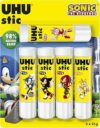 UHU Stic Sonic Limited Edition Collezionabili, Colla Stick per la Scuola Adatta ai Bambini, Senza Solventi, Colla Sicura per i Lavoretti, Box Composta da 5 Stick da 21g – B0D49RDR5J