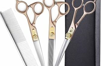 Dream Reach Forbici da pelliccia forbici per cani Set professionale da 7 pollici per la cura degli animali in acciaio inossidabile giapponese 440C（Set-01) – B07YTPKLHN