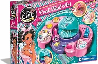 Clementoni – Set per Decorare Unghie Bambina, Crazy Chic Cool Nails, Gioco Creativo, Atelier Unghie con Smalti e Macchina Asciugasmalto, Idea Regalo per Bambine 6 Anni, 18599 – B08DG3XGMQ