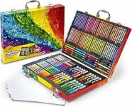 CRAYOLA Valigetta Colori Arcobaleno – Kit Creativo con 140 Pezzi Assortiti, Pennarelli, Matite Colorate e Pastelli a cera,Età Consigliata: 5-10 Anni – B00CI6J5JQ