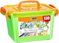 BIC Kids My Colouring Basket, Set Colori per Bambini, 60 Matite Colorate + 60 Pennarelli Colorati, 120 Unità, Idea Regalo, Cancelleria Casa e Scuola – B07CN2SD43