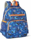 Amazon Essentials, Zaino Scolastico per Bambini con Più Tasche Portaoggetti – Zaino Resistente agli Strappi Per Libri e Materiale Scolastico – Borsa per la Scuola Per Bambini – Blu Navy – B0DSVRLZXD