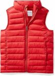 Amazon Essentials Bambini e Ragazzi Gilet Imbottito con Cappuccio, Leggero E Resistente all’Acqua – B0738G223C
