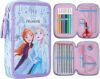 Disney Riempito Astuccio con Cancelleria Scuola (Frozen Doppia Zip) – B08KZYXHT3