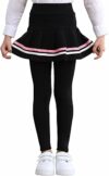 boruizhen Gonna Pantalone Bambina Cotone Leggins Bambina Volant Leggings Lunghi Bambina Nero 2-9 Anni – B0D7H8ZLHZ
