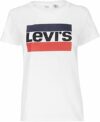Levi’s Perfect Tee Benitoite Cloud Dancer STRI T-Shirt Donna (Pacco da 1) – B01N36WNEC