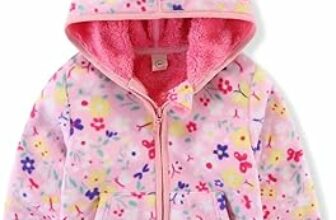 LUVCES Baby Jacke Jungen Unisex Kleinkind Mädchen Kinder Warm Fleece Jacke Full Zip Pullover Oberbekleidung Sweatshirt – B0DJ6V9S89