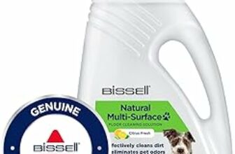 BISSELL Lavapavimenti Detergente Multisuperficie Naturale | Animali Domestici | Per Pavimenti, Tappezzeria e Auto | 2 L | Aroma Agrumato | Compatibile con CrossWave, SpinWave e HydroWave | 31221 – B0974VTPYF