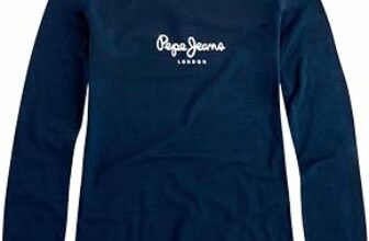 Pepe Jeans New Virginia Maglietta per Donna Slim Fit Maniche Lunghe – B06XST3THR