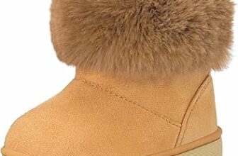 Gaatpot Stivali per Bambine e Ragazze Stivaletti da Neve Ragazzi Fodera Scarpe con Invernali Bambini Stivale con Imbottitura Calda 20-29EU – B0DFCFPS1Z