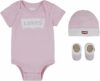 Levi’s Classic Batwing Infant Hat Bodysuit Bootie Set 3pc Tutina per bambino e neonato Unisex – Bimbi 0-24 – B083SSWT9Z