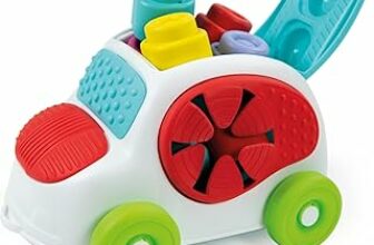 Clementoni Soft Clemmy – Touch, Move And Play Sensory Car, Bambini 6-36 Mesi, Macchinina Raccoglitore 8 Mattoncini, Gioco Prima Infanzia, Sviluppa Manualità e Percezione Tattile, Made in Italy, 17315 – B084DTD71R