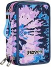 Seven Astuccio Scuola 3 Zip, Rosa Fantasia a Cuori, Glamheart Girl, Portapenne Triplo Scomparto con Matite, Penne e Colori, Accessori Zaino, Scuola, Bambina Ragazza – B0D31N96XH