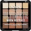 NYX Professional Makeup Palette Ombretti Ad Alta Pigmentazione, Texture Setosa, Finish Matte, Brillante e Metallizzato, 16 Colori, Formula Vegana*, Ultimate Shadow, Warm Neutrals – B01IW02HX2
