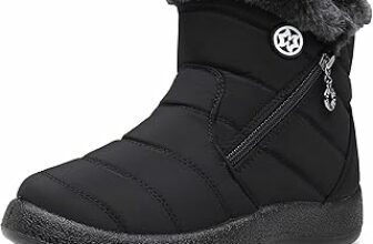 Gaatpot Stivali Donna Stivaletti Invernali Stivali da Neve Caldo Peluche Scarpe Impermeabili 36-43 – B07H8TW1QH