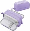 Astuccio 3+1 Scomparti Bambina Ragazzo, Astuccio Scuola Elementare Astuccio Grande Astuccio Portapenne Astuccio Ragazza Scuola Media, Viola Chiaro – B0DN3F8LFG