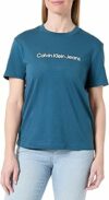 Calvin Klein Donna T-Shirt Maniche Corte Logo Classic Regular Fit – B0F4NWPHN6