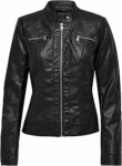 ONLY Faux Leather Jacket ONLBANDIT Faux Leather Jacket – B00DVI6V1U