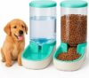 Edipets, Dispenser Cibo Gatti, Cani, Automatico, 2 Unità, 3.8L, Dispenser di Crocchette e Acqua per Animali Domestici (Verde) – B09QXFF2BR