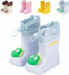 DRECAGE Stivali Bambino e Bambina Ragazzo e Ragazza in Eva Stivali da Pioggia Dinosauro Unisex Antiscivolo Impermeabili… – B0DNT3Y77J