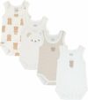 Chicco Body Neonato e Neonata, Set di 5 Body a Maniche Corte 100% Cotone, Unisex Bambino e Bambina 0-24 Mesi, Designed in Italy – B0DW43849C