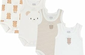 Chicco Body Neonato e Neonata, Set di 5 Body a Maniche Corte 100% Cotone, Unisex Bambino e Bambina 0-24 Mesi, Designed in Italy – B0DW43849C