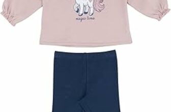 Prénatal Completo Tuta Neonata Felpata, Leggings Lunghi e Felpa in Morbido Cotone, Abbigliamento Bambina – B0FLDNBMBD
